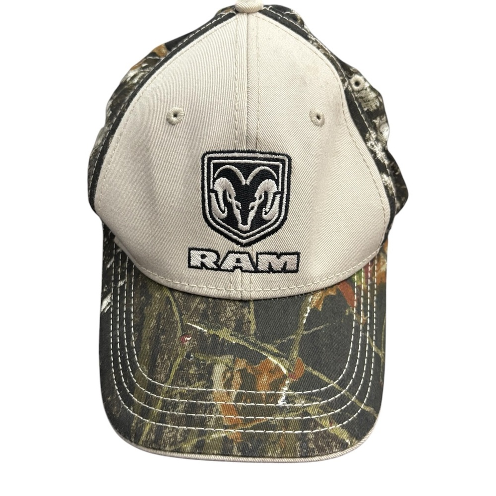 Dodge Ram H3 Headwear Cap Hat Tan Camo Adjustable HookandLoop One Size